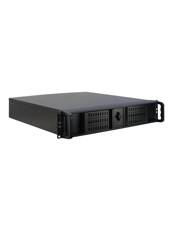 Inter-Tech IPC 2U-2098-SK - Chassi - Server (Rack) - Svart