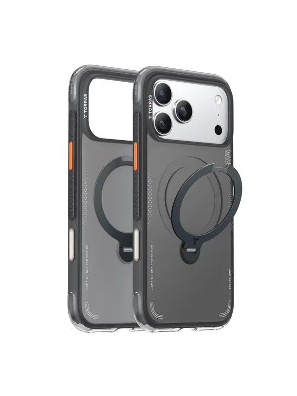 Torras Ostand Q3 Air - shadow black - iPhone 17 Pro