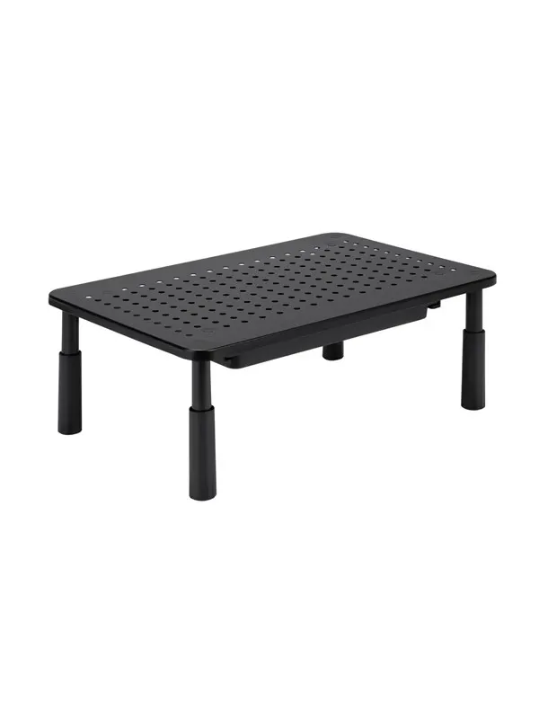 Gembird Adjustable monitor stand with drawer (rectangle) - Max 20 kg - recommended for