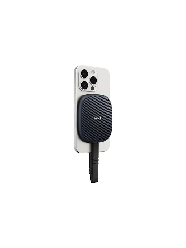 SANDISK Phone SSD (MagSafe) - 1TB - Blå - Extern SSD - USB 3.2 Gen 2