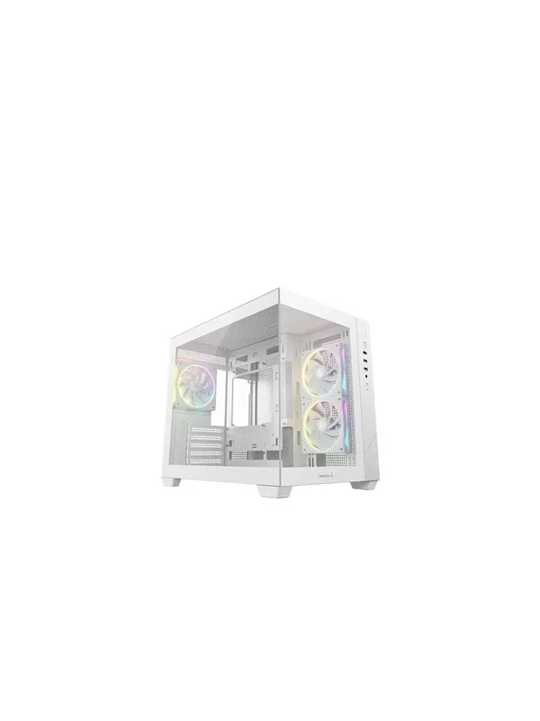 DeepCool CG330 3F WH - Chassi - Tower - Vit