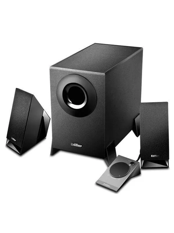 Edifier M1360 Svart 2,1 - 2.1-kanals - Black