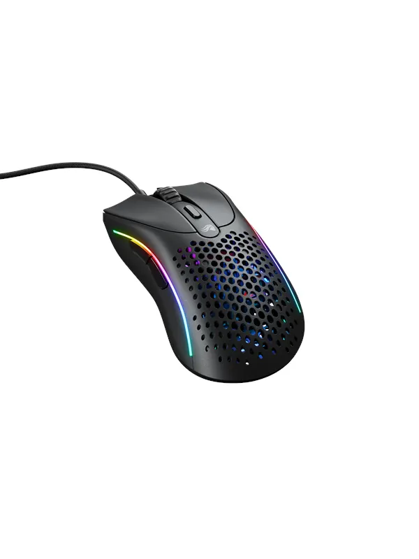 Glorious Model D 2 Trådbunden - Matt Svart - Gamingmus - Optic - 5 knappar - Svart