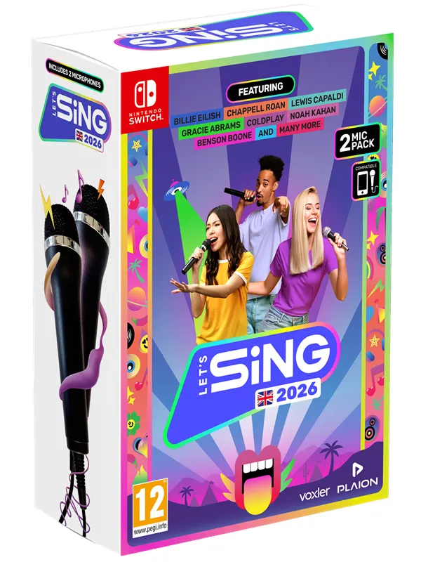 Let's Sing 2026 + 2 Microphones - Nintendo Switch - Musik