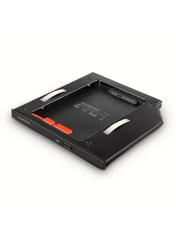 AXAGON Optisk diskenhetscaddy för 2.5" SATA SSD/HDD