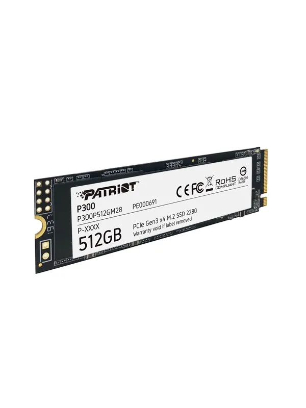 Patriot P300 SSD - 512GB - M.2 2280 - PCIe 3.0