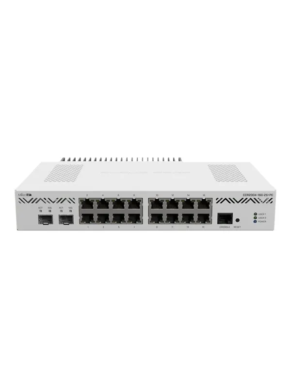 MikroTik Cloud Core Router CCR2004-16G-2S+PC - router - rack-mountable - Router