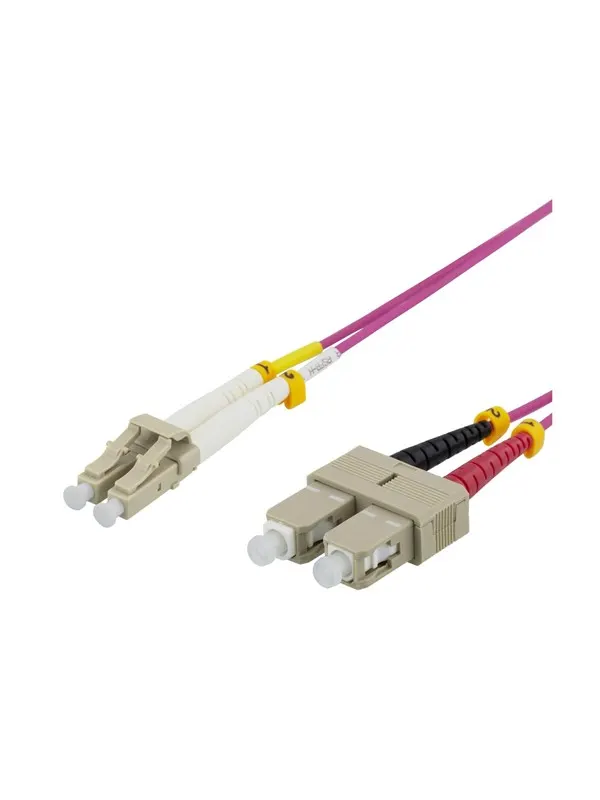 Deltaco LCSC-701 - patch cable - 1 m - pink - Rosa - 1m