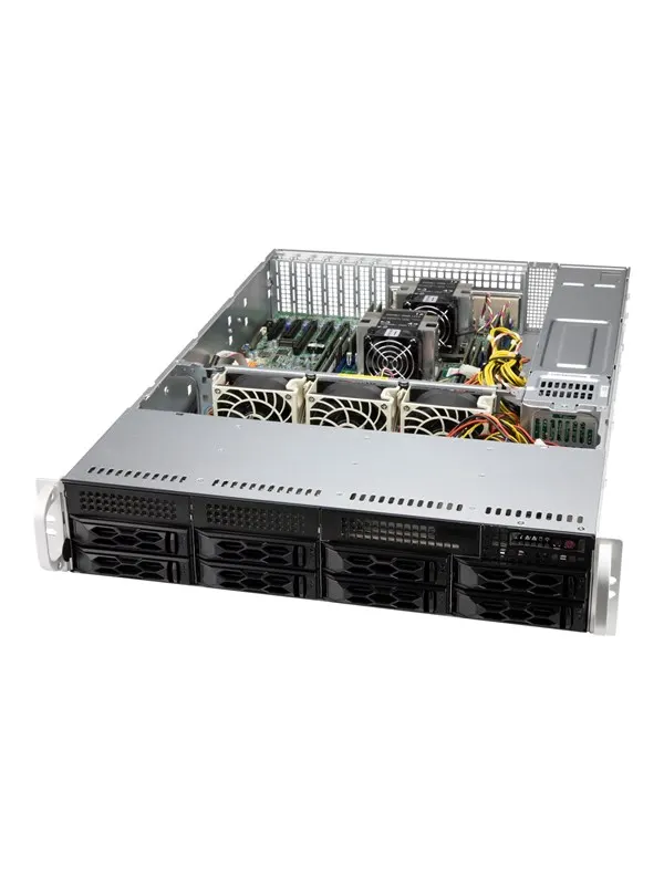 Supermicro SCLA25TQC R609LP - Chassi - Server (Rack) - Svart
