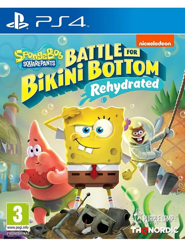 Spongebob SquarePants: Battle for Bikini Bottom - Rehydrated - Sony PlayStation 4 - Plattformsspelare