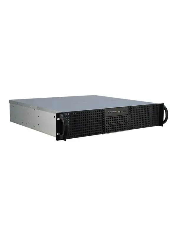 Inter-Tech IPC 2U-20240 - Chassi - Server (Rack) - Svart