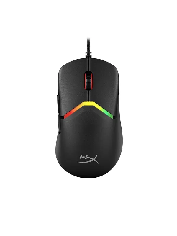 HyperX Pulsefire Saga Wired Gaming Mouse - Black - Gamingmus - Optic - 6 knappar - Svart