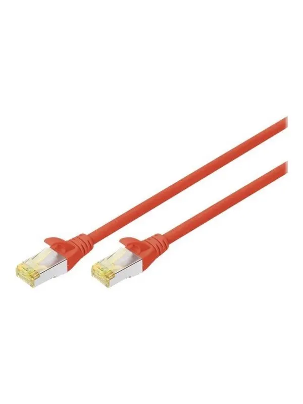 DIGITUS patch cable - 1 m - red - Röd - 1m