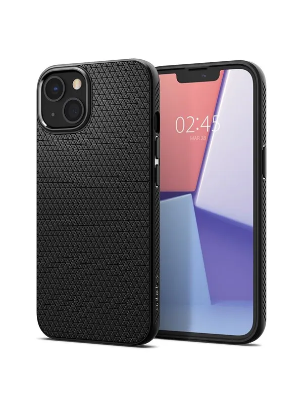 Spigen Liquid Air - matte black - iPhone 13