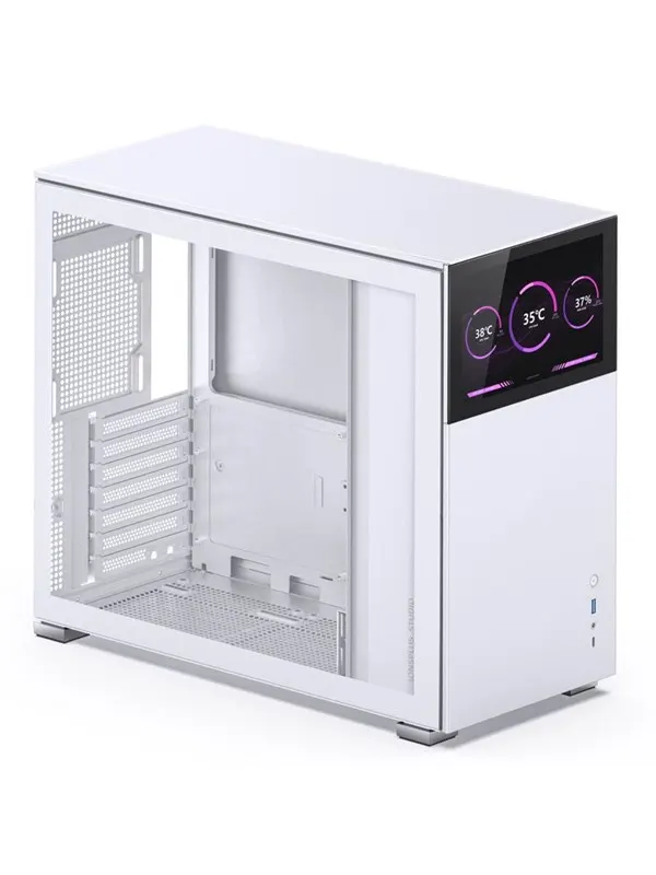 Jonsbo D41 screen - white - Chassi - Miditower - Vit