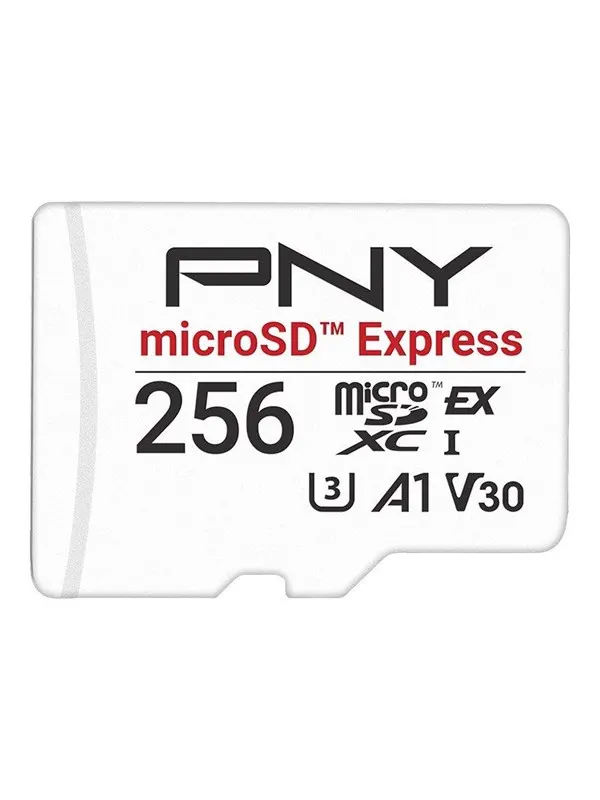 PNY - flash memory card - 256 GB - microSD PCI Express Gen 3x1 UHS-I