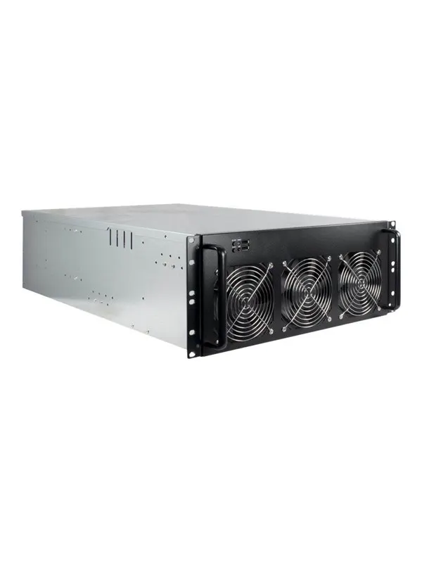 Inter-Tech 4W2 Mining Rack - Chassi - Server (Rack) - Svart