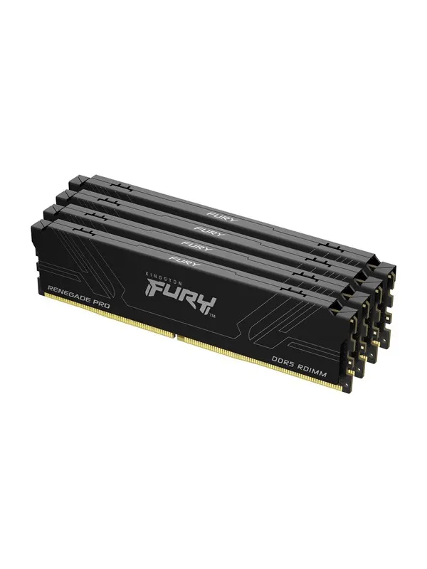 Kingston FURY Renegade PRO DDR5-7600 - 128GB - CL38 - Quad Channel (4 pcs) - AMD EXPO & Intel EXPO - Svart