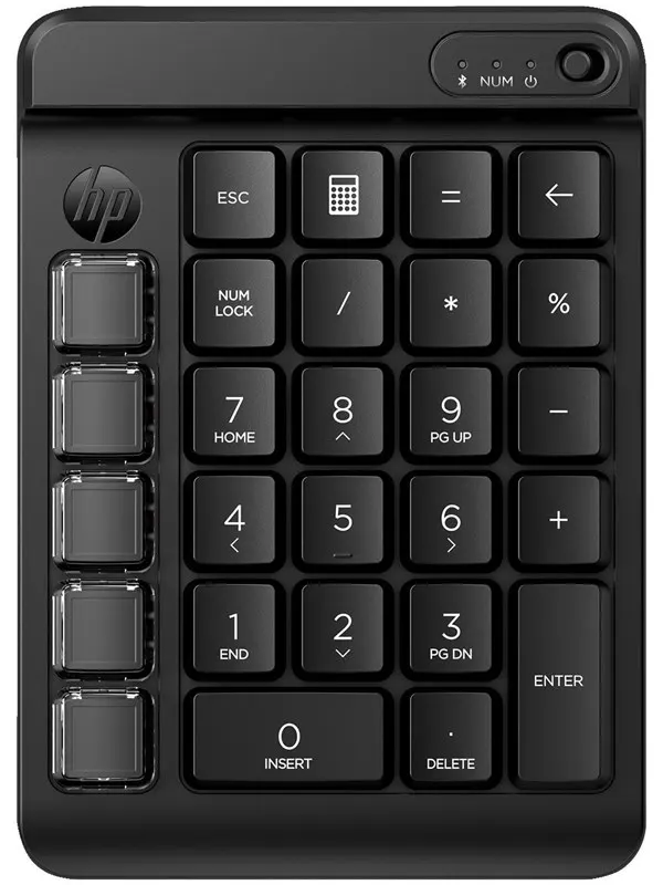 HP 435 Programmable Wireless Keypad (7N7C3AA) - Numpad - Engelska - Svart