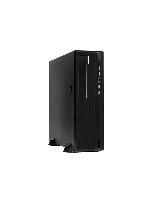 Inter-Tech IT-502 Desktop - Chassi - Desktop - Svart
