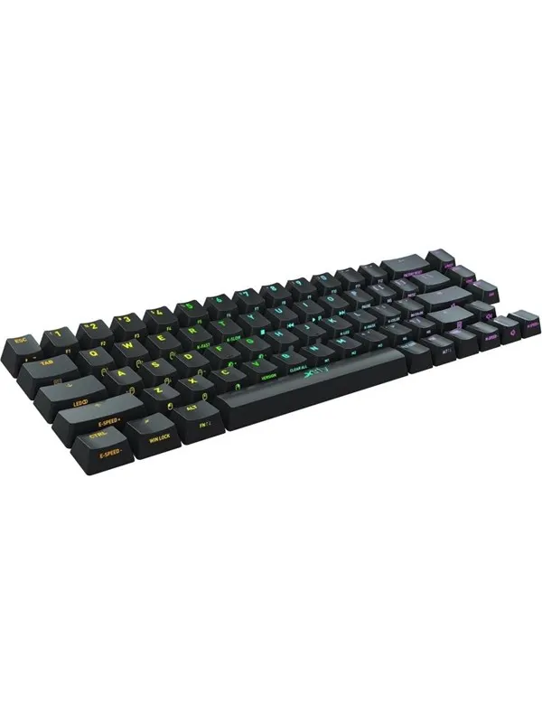 Xtrfy K5 Compact Base Keycaps Black Nordic - Key Switches
