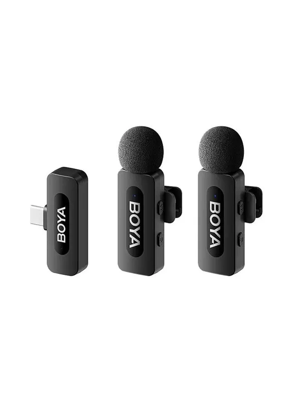 BOYA BY-V20 V2.0 Wireless Microphones 2.4GHz - Black