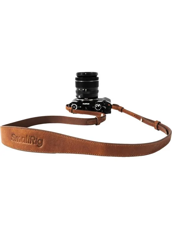 SmallRig 5209 Universal Leather Camera Shoulder Strap Brown
