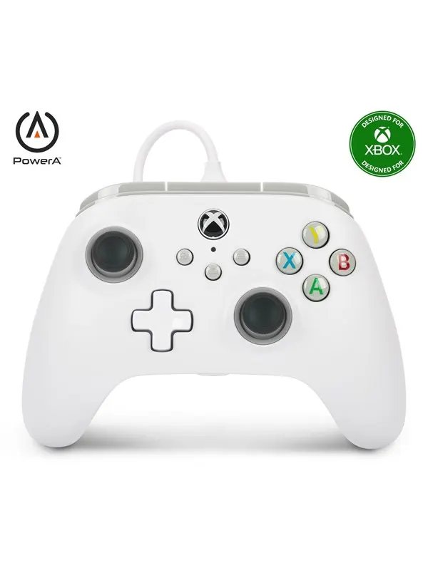 PowerA trådbunden handkontroll för Xbox Series X|S - vit - Controller