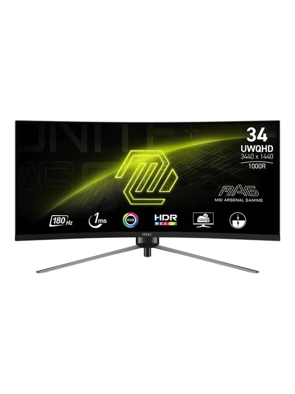 34" MSI MAG 345CQRDE - 3440x1440 (UWQHD) - 180Hz - VA
