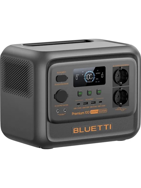 BLUETTI Premium 100 V2 - 1024Wh / 2000W