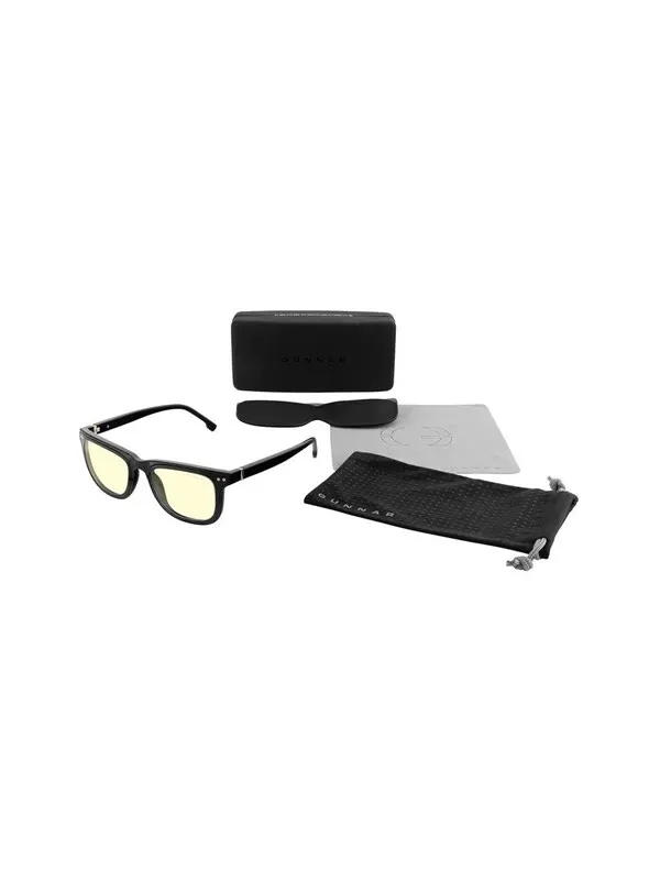 Gunnar CUPERTINO - ONYX - Amber/Clear - two lenses included