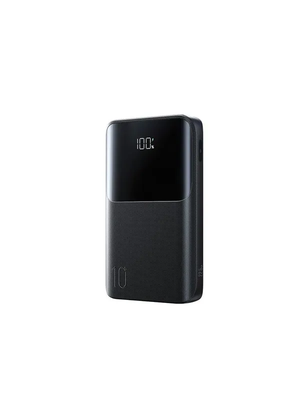 Joyroom JR-QP191 Star Series Mini 10000mAh 22.5W Powerbank with Digital Display - Black - 10000 mAh