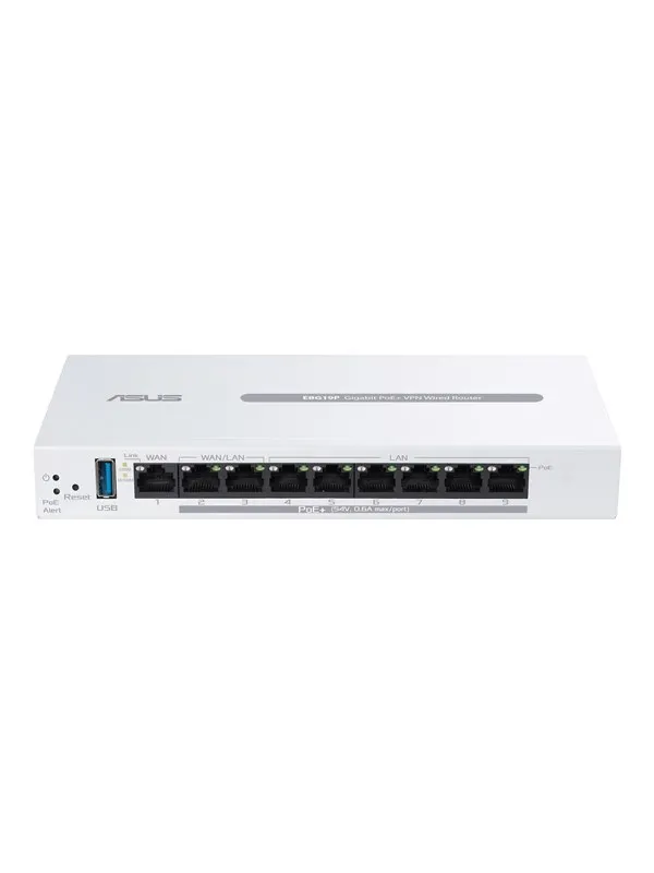 ASUS ExpertWifi 9-Port Gigabit PoE+ VPN Wired Router - Router