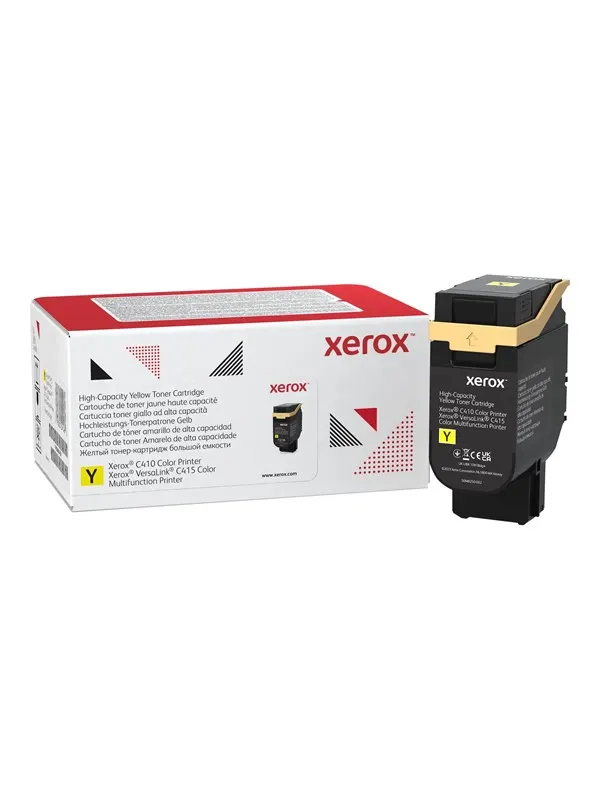 Xerox - high capacity - yellow - original - toner cartridge - Use and Return