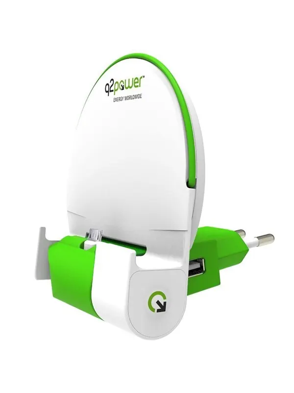 Q2Power Dock and charge powerbank EU micro USB - 2000 mAh