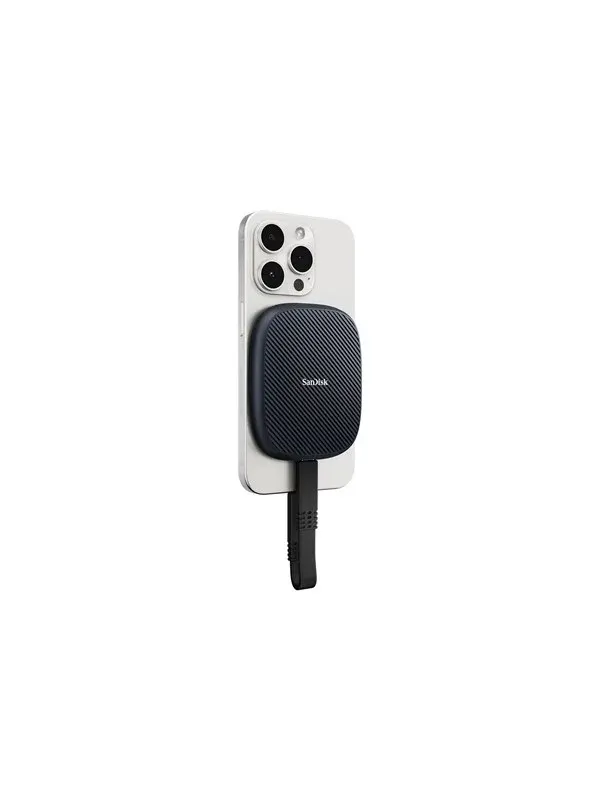 SANDISK Phone SSD (MagSafe) - 2TB - Blå - Extern SSD - USB 3.2 Gen 2