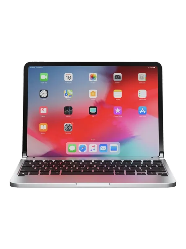 Brydge Pro Aluminum Keyboard for iPad Pro 11" - Tangentbord - Nordisk - Silver