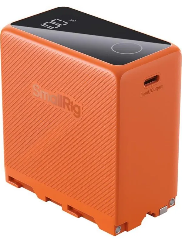 SmallRig 4576 Camera Battery USB-C Rechargeable NP-F970 Orange