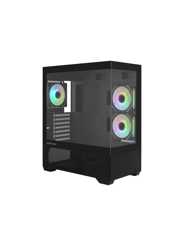 Zalman CHRONIX V2 - mid tower - ATX - Chassi - Tower - Svart