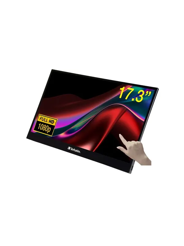 17" Verbatim PMT-17 - 1920x1080 (FHD) - IPS - Touchscreen