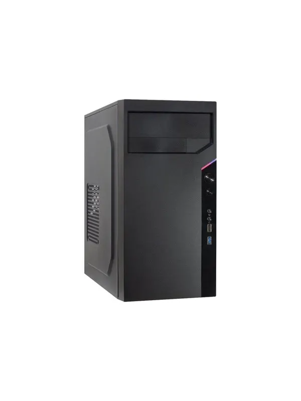 Inter-Tech IT-6505 Reto - Chassi - Tower - Svart