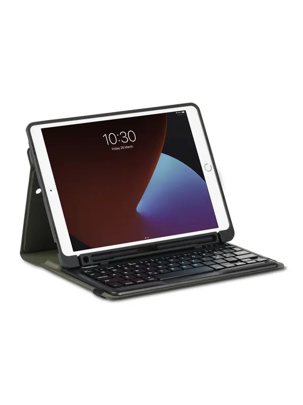 Targus Pro-Tek Education iPad 10.2 Keyboard Case German - Tastatur & Folio set - Tysk - Svart