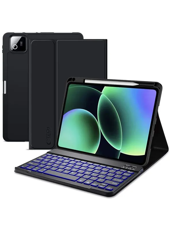 Tech-Protect SC Pen + Keyboard Case for Xiaomi Pad 11.2" 7 / 7 Pro / 8 / 8 Pro - Black (US International)
