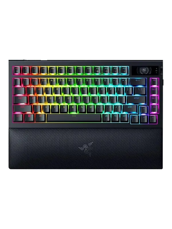 Razer BlackWidow V4 75% Pro Wireless Hotswap - Tactile Mechanical - Gaming Keyboard - Utan numpad - Engelska (US) - Svart