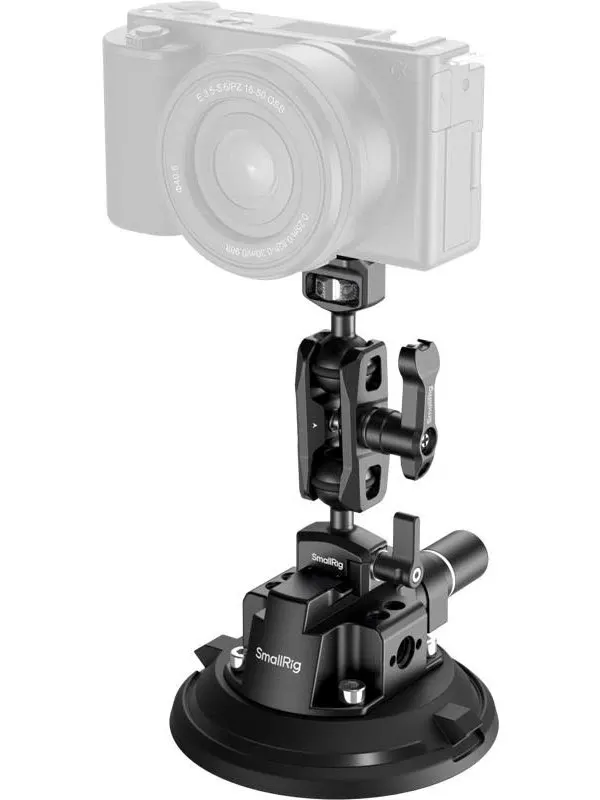 SmallRig 4236 4" Suction Cup Camera Mounting Support Kit for Vehicle Shooting