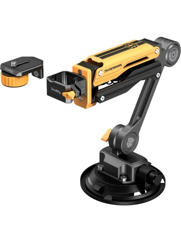 SmallRig 5528 mini Shock Absorber Arm for DJI Osmo Pocket 3 / GoPro HERO13 / Insta360 X4ï¼BumbleBee)