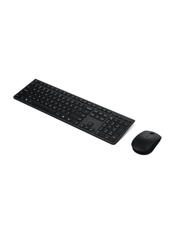 Lenovo Professional Wireless Rechargeable Combo Keyboard & Mouse (Nordic) - Tastatur & Mus set - Nordisk - Grå
