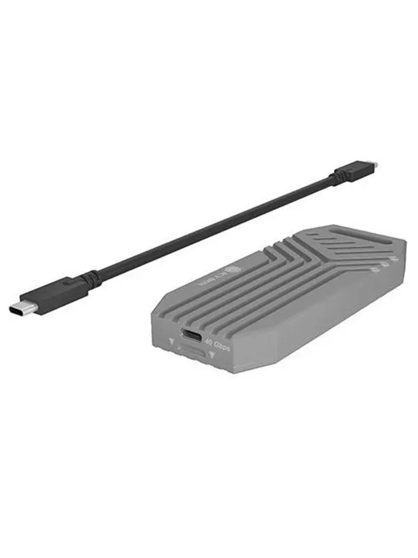 ICY BOX IB-1919M-C42 - storage enclosure - M.2 NVMe Card / PCIe (NVMe) - USB4