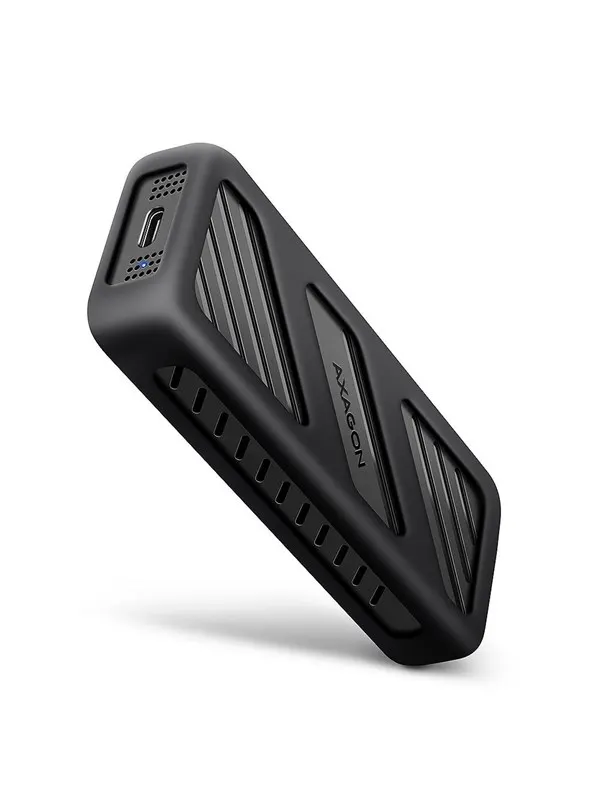 AXAGON USB-C 20 Gbps pansrad box för NVMe M.2 SSD