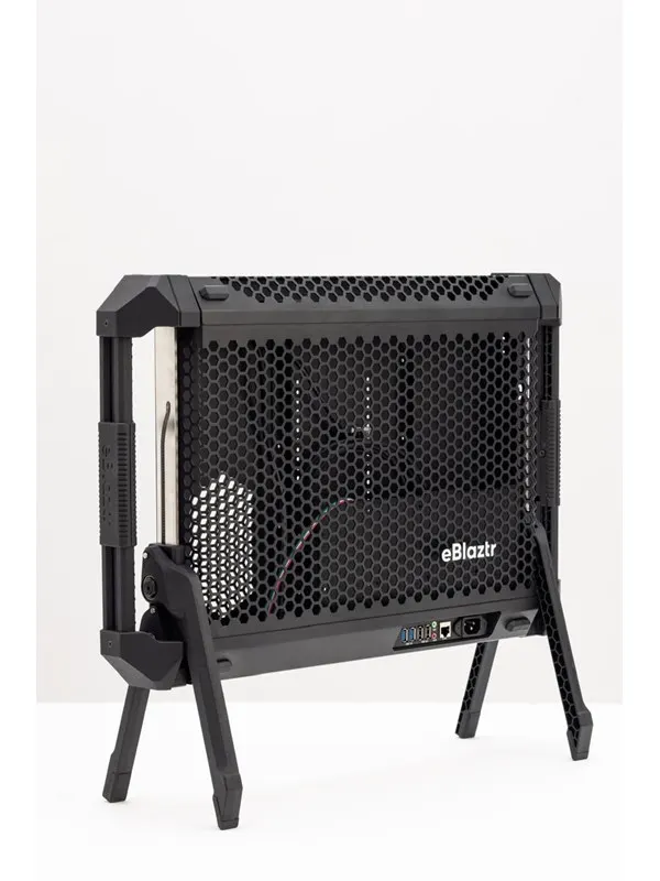 eblaztr Portable PC case - Black - Chassi - Minitower - Svart